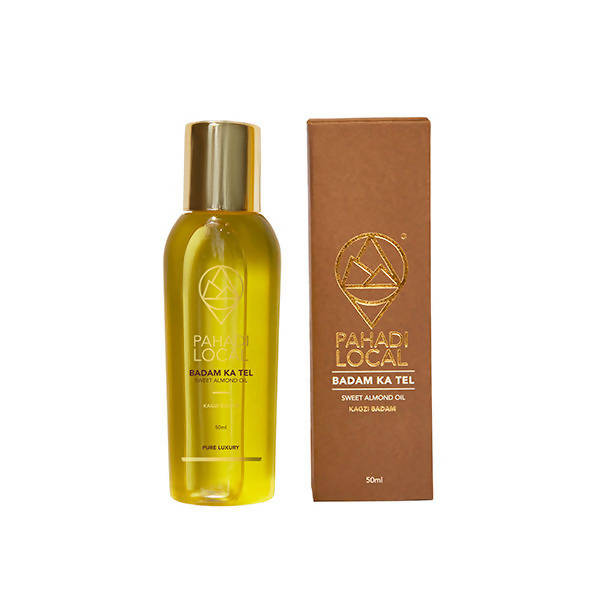 Pahadi Local Sweet Almond (Badam Ka Tel) Skin & Hair Oil | Grab2Buy