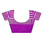 Vamika Purple Cotton Silk Weaving Saree (Twitter Purple) | Grab2Buy