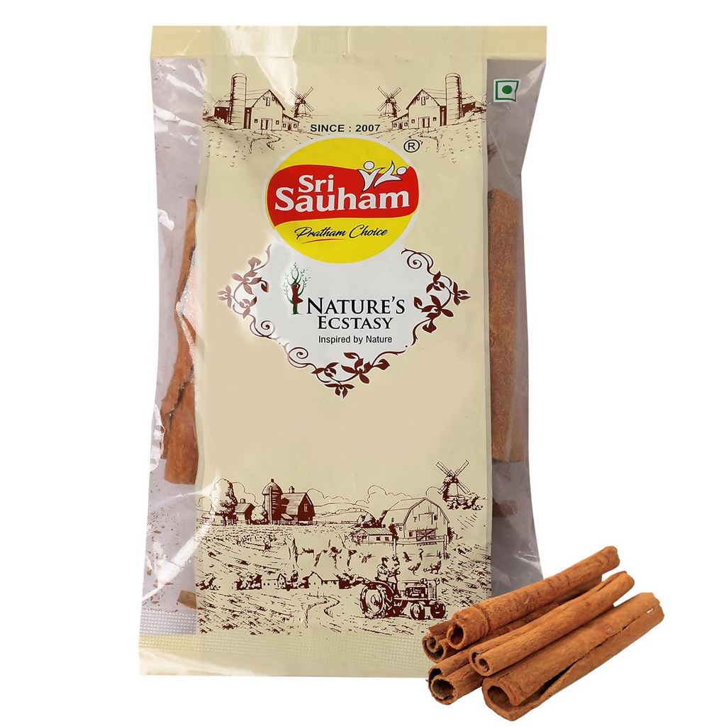 Sri Sauham Premium Cinnamon Stick (Dalchini) | Swadesiicart