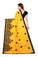 Vamika Yellow Dola Silk Embroidery Saree | Grab2Buy
