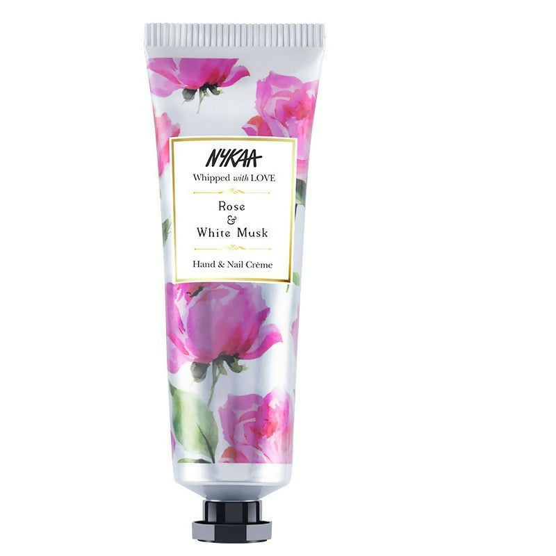 Nykaa Rose & White Musk Hand & Nail Creme | Grab2Buy
