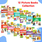 My First Picture Book Collection For Early Learning : Books For Children, Learning Picture Library For Kids, Toddler Book, Early Learning Book With 12 Topics