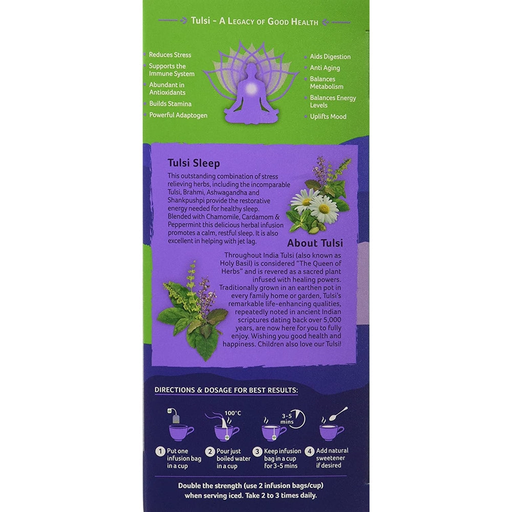 Organic India Tulsi Sleep Tea (25 Tea Bags) | Grab2Buy