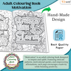 Motivation - Adult Colouring Book : Fun Colouring For Kids And Adults, Creative Coloring Book, Mindfulness Coloring Book, Relaxing Coloring Book | Grab2Buy