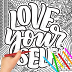 Motivation - Adult Colouring Book : Fun Colouring For Kids And Adults, Creative Coloring Book, Mindfulness Coloring Book, Relaxing Coloring Book | Grab2Buy