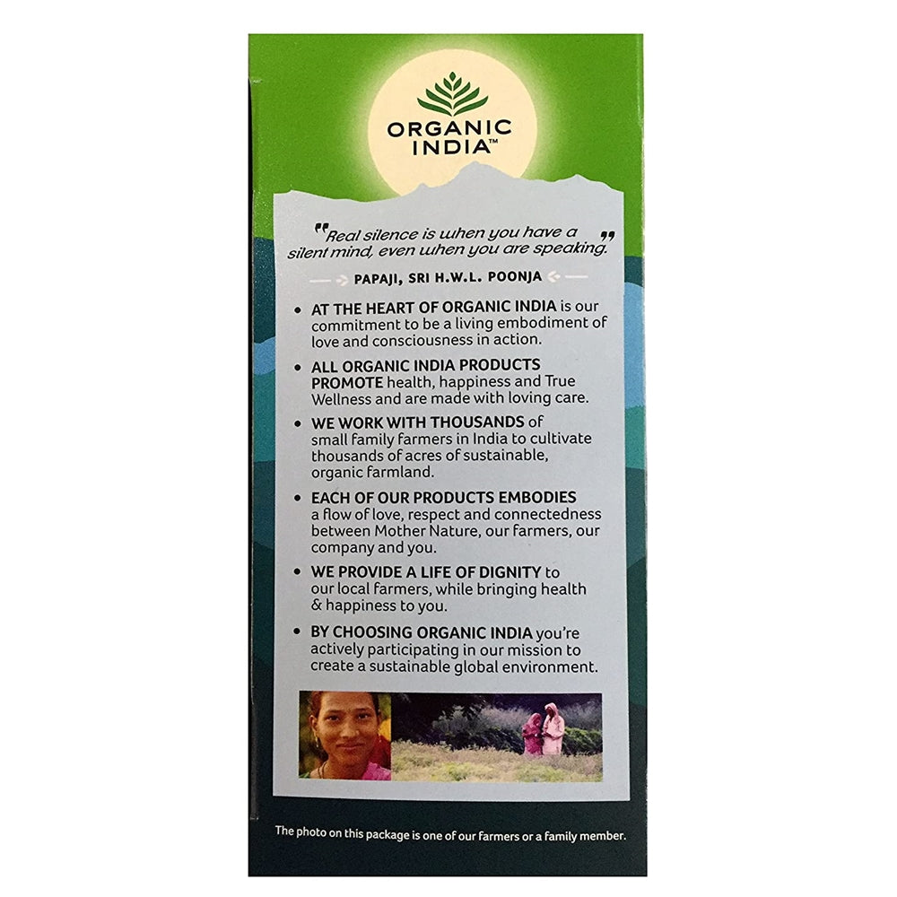 Organic India Tulsi Brahmi Tea 25 Tea Bags | Grab2Buy