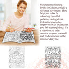 Motivation - Adult Colouring Book : Fun Colouring For Kids And Adults, Creative Coloring Book, Mindfulness Coloring Book, Relaxing Coloring Book | Grab2Buy