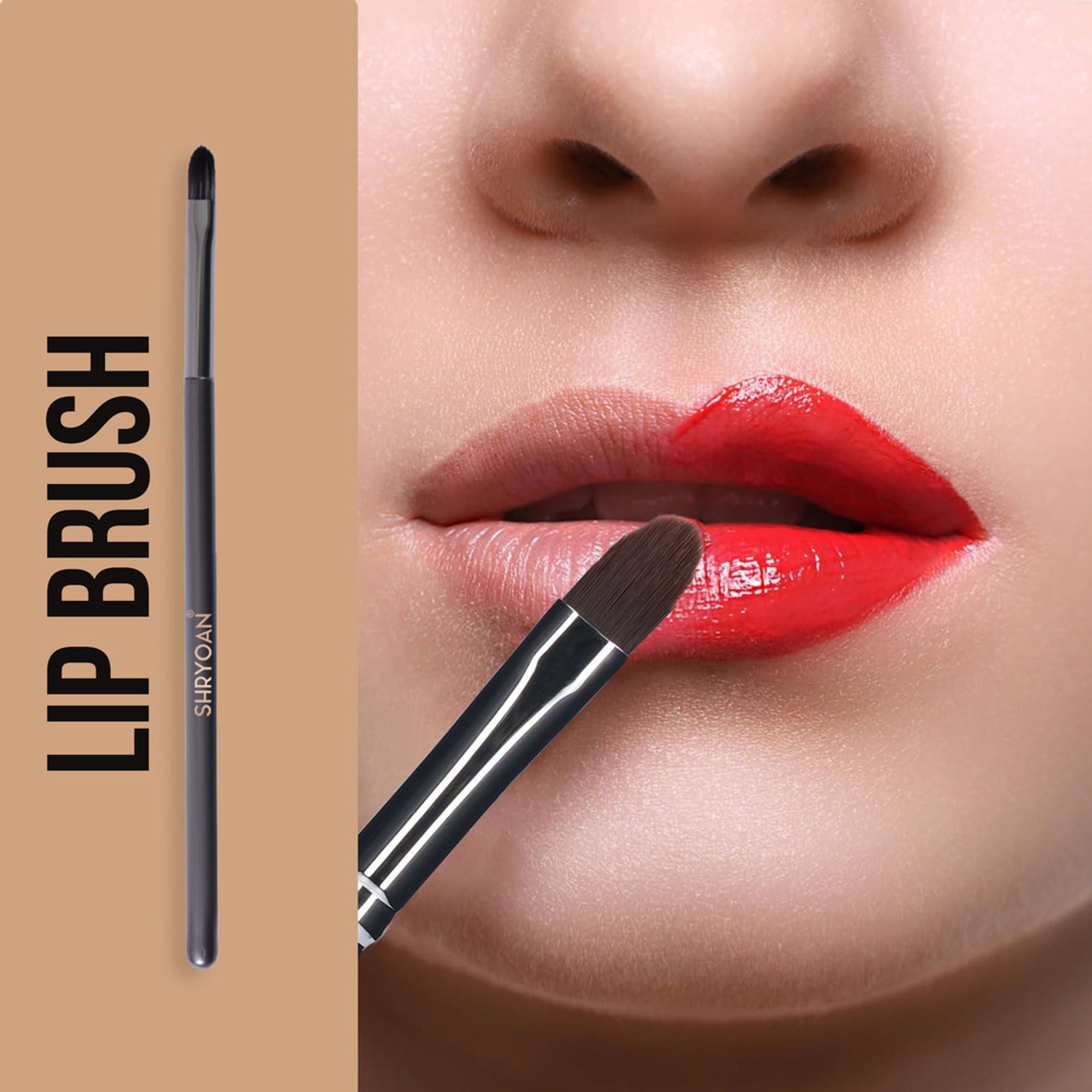 Shryoan Lip Brush with Soft & Synthetic Bristles | Grab2Buy