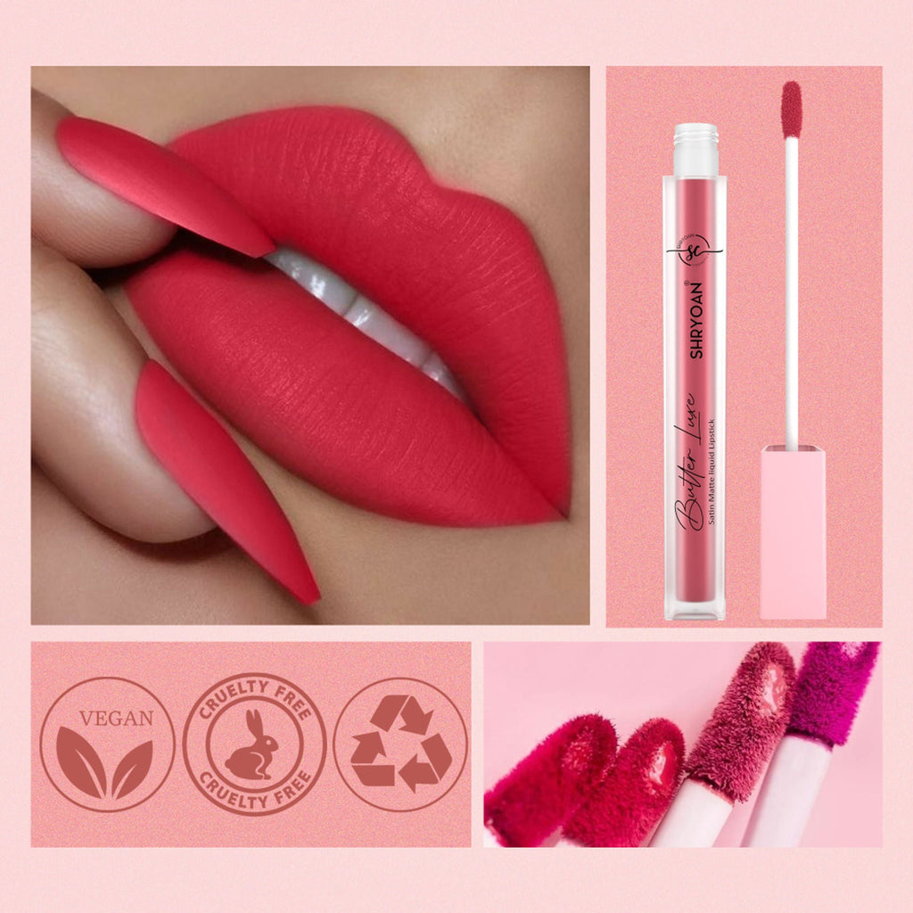 Shryoan Butter Luxe Satin Matte Liquid Lipstick - Commited 04 | Grab2Buy