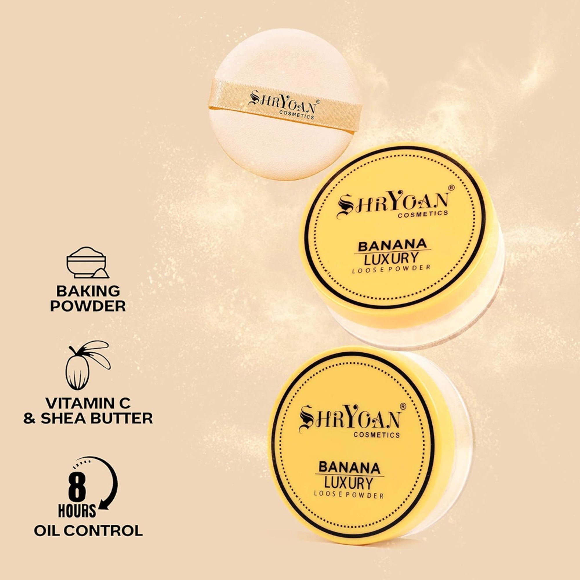 Shryoan Banana Luxury Loose Powder | Grab2Buy