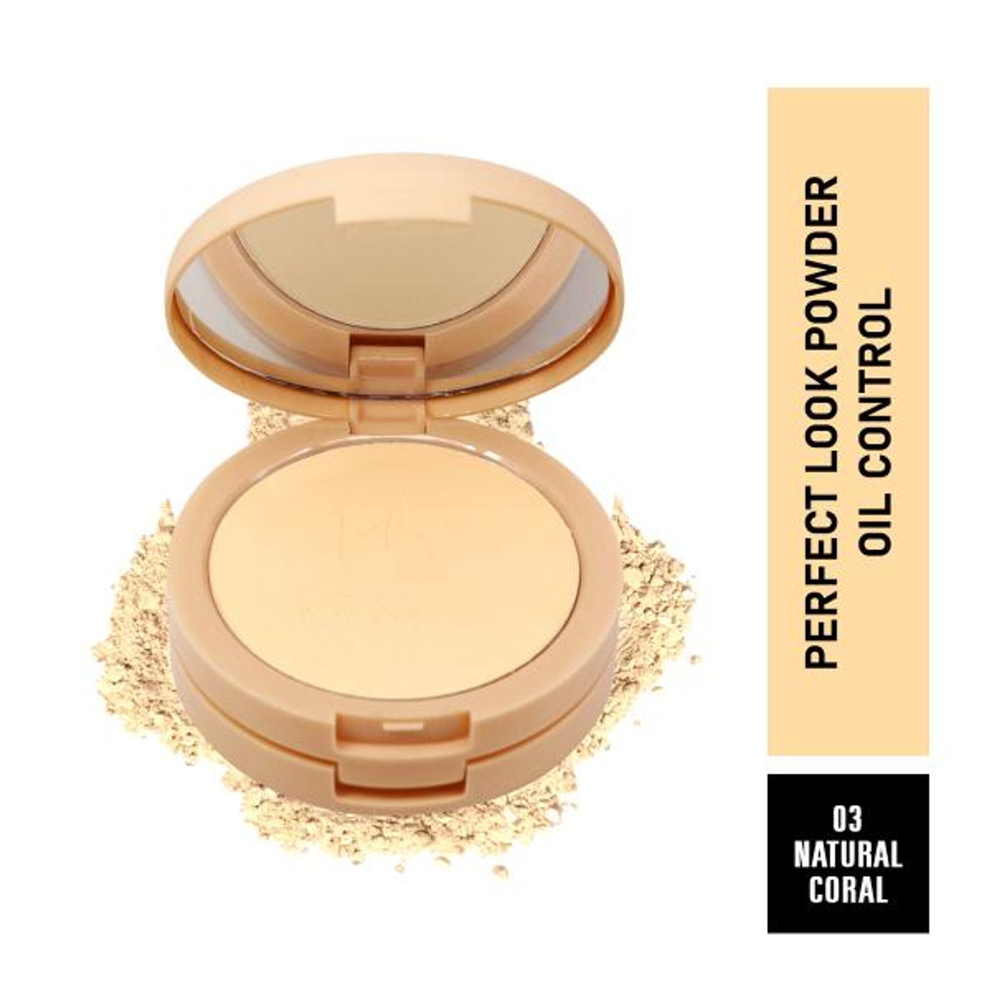 Matt Look Perfect Look 2 In 1 Formula Oil Control Powder - Natural | Grab2Buy