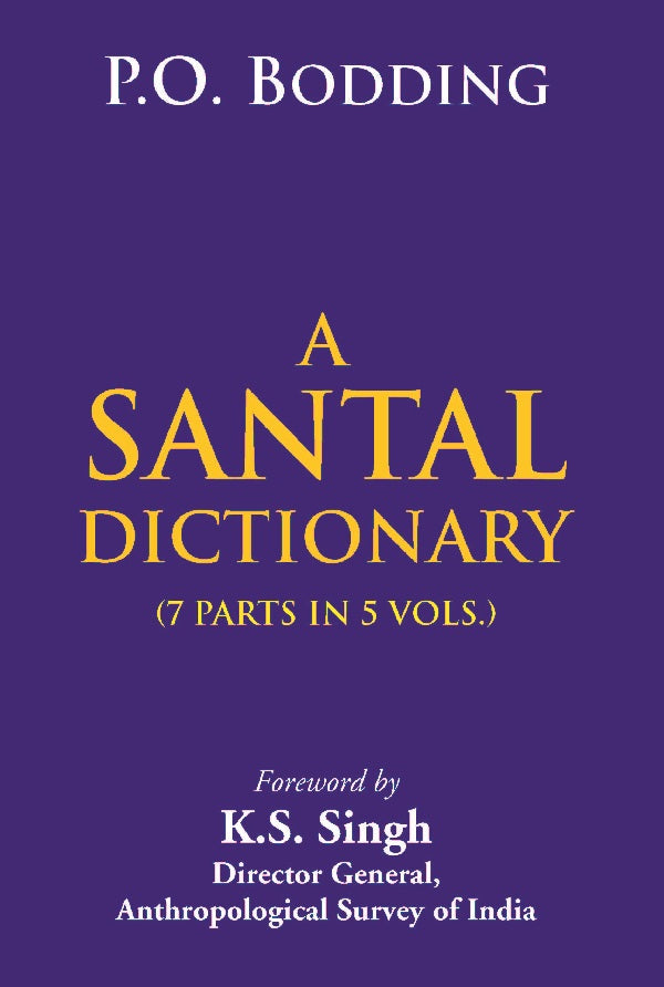 A Santal Dictionary Vol. 4th - Gyan Books