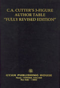 C.A. Cutter's 3-Figure Author Table "Fully Revised Edition" - Gyan Books
