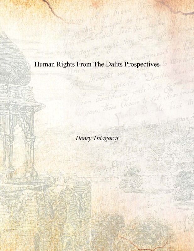 Human Rights From the Dalits Prospectives - Gyan Books | Grab2Buy