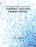 A Supplementary Catalogue of Sanskrit, Pali and Prakrit Books - Gyan Books | Grab2Buy