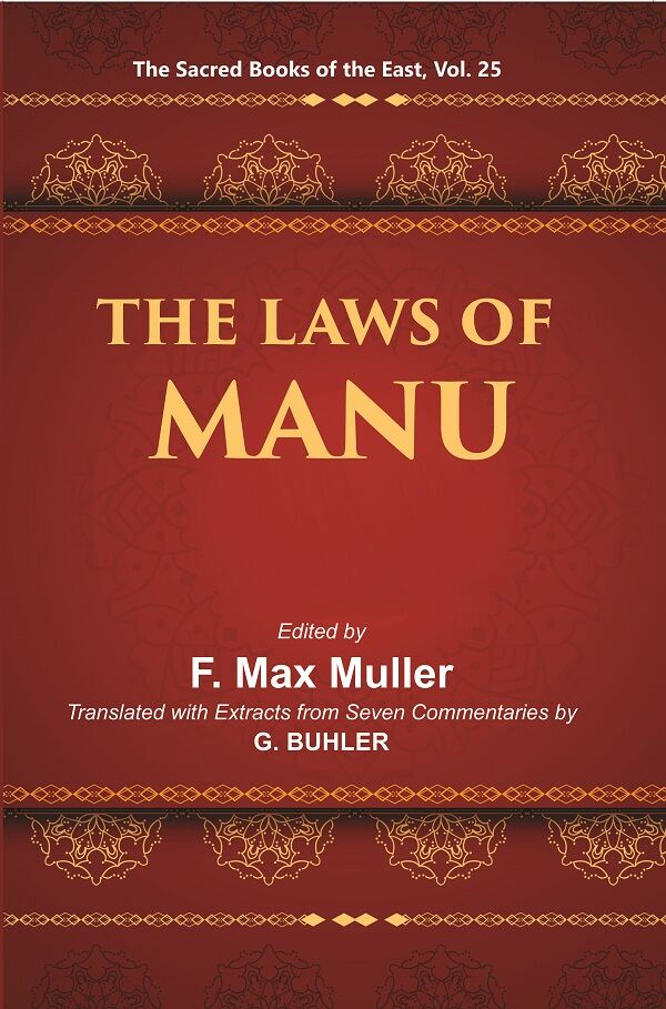The Sacred Books of the East (THE LAWS OF MANU) 25th - Gyan Books
