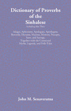 Dictionary Of Proverbs Of The Sinhalese - Gyan Books