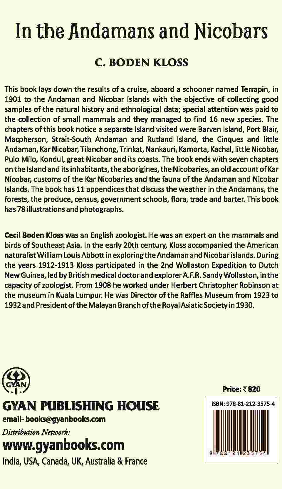 In The Andamans And Nicobars: The Narrative Of A Cruise In The Schooner “Terrapin,” With Notices Of The Islands, Their Fauna, Ethnology, Etc - Gyan Books