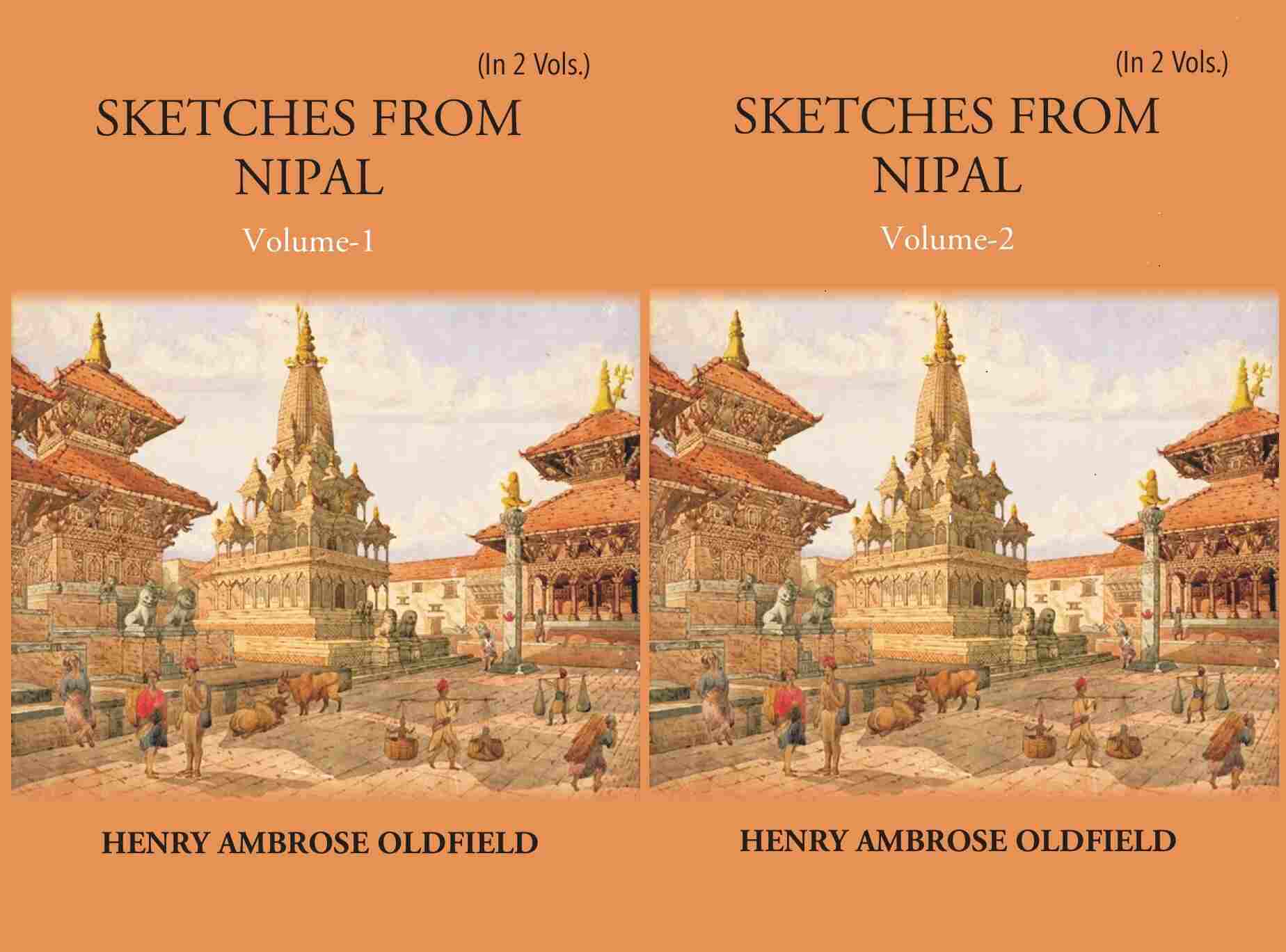 Sketches From Nipal: Historical And Descriptive 2 Vols. Set - Gyan Books