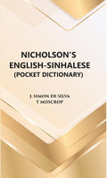 Nicholson's English- Sinhalese (Pocket Dictionary) - Gyan Books | Grab2Buy