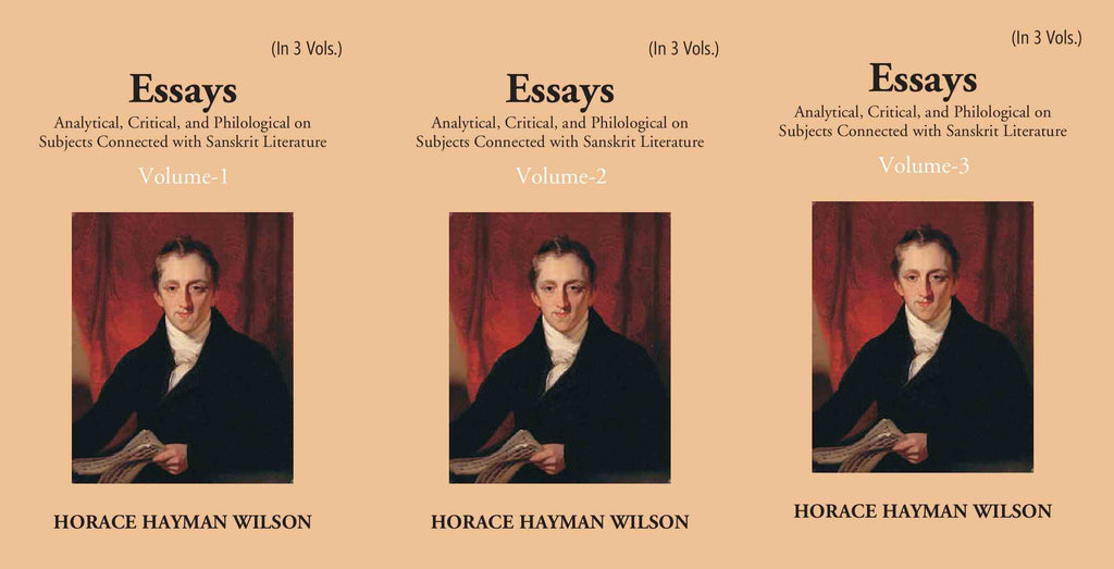 Essays Analytical, Critical And Philological On Subjects Connected With Sanskrit Literature 3 Vols. Set - Gyan Books