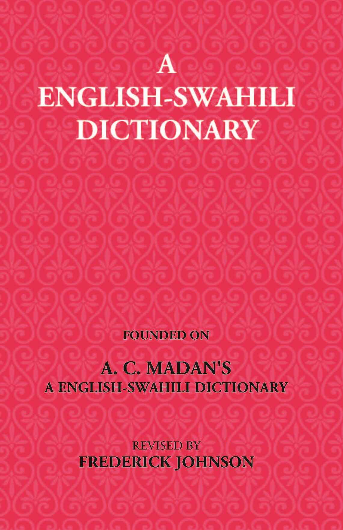 A English-Swahili Dictionary - Gyan Books