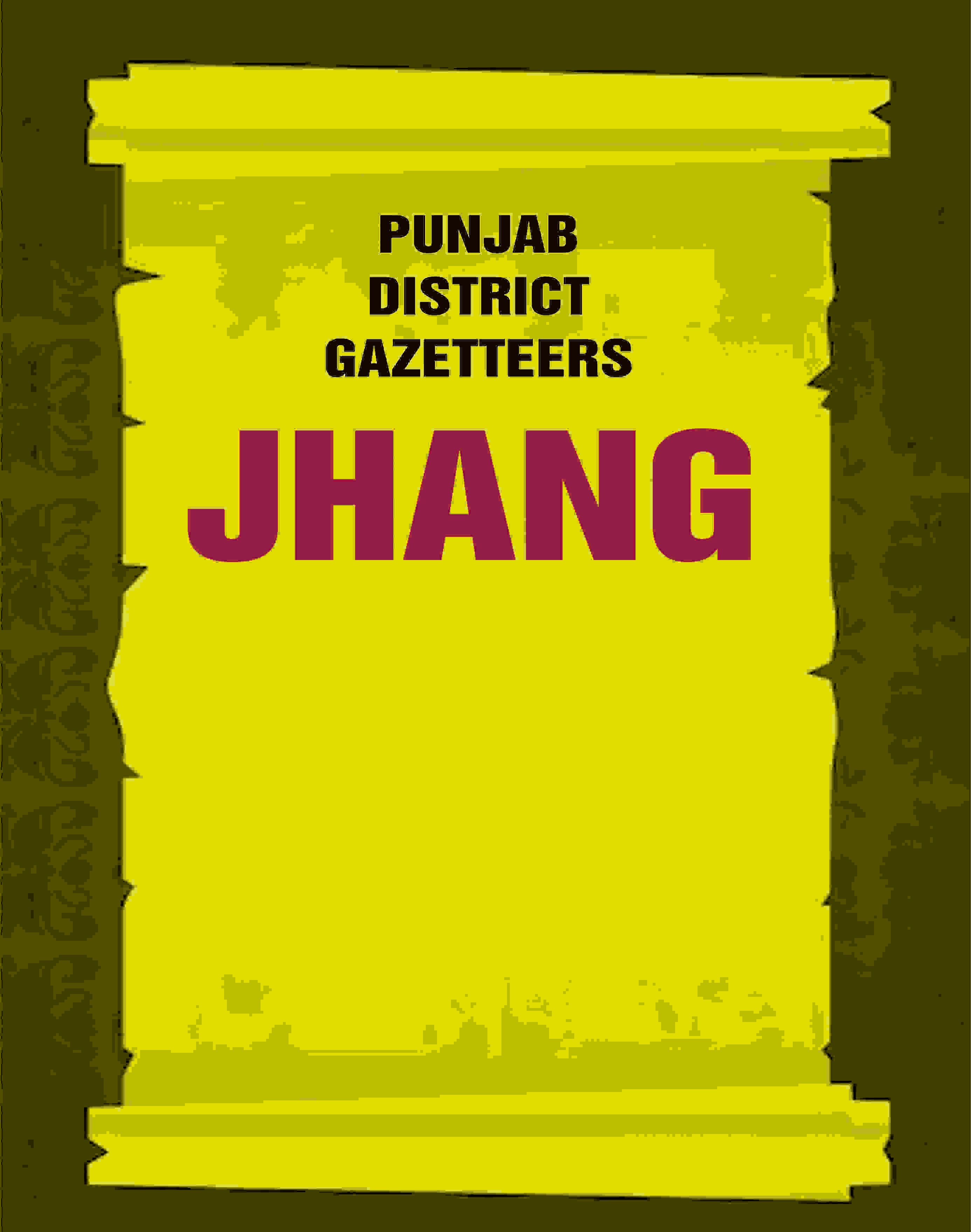 Punjab District Gazetteers: Jhang 13th - Gyan Books | Grab2Buy