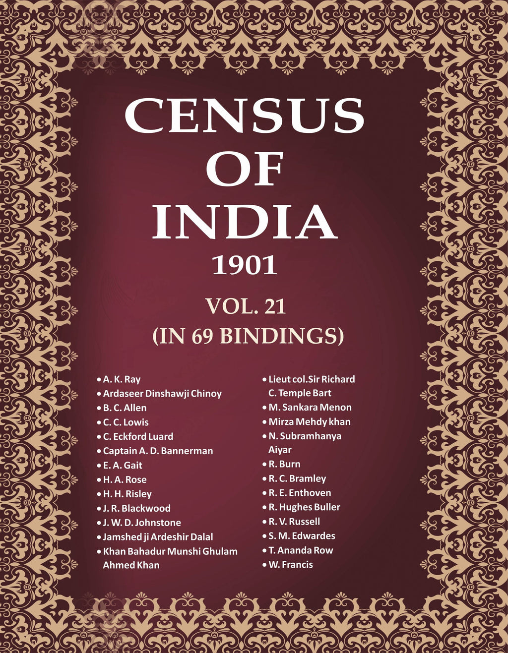 Census of India 1901 21 Vols. In 65 Bindings - Gyan Books | Grab2Buy