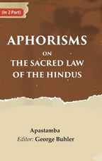 Aphorisms on the Sacred Law of the Hindus 1st - Gyan Books