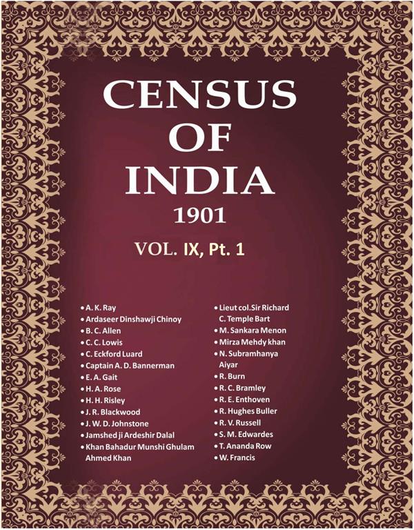 Census of India 1901: Bombay - Report Book 22 Vol. IX, Pt. 1 - Gyan Books | Grab2Buy