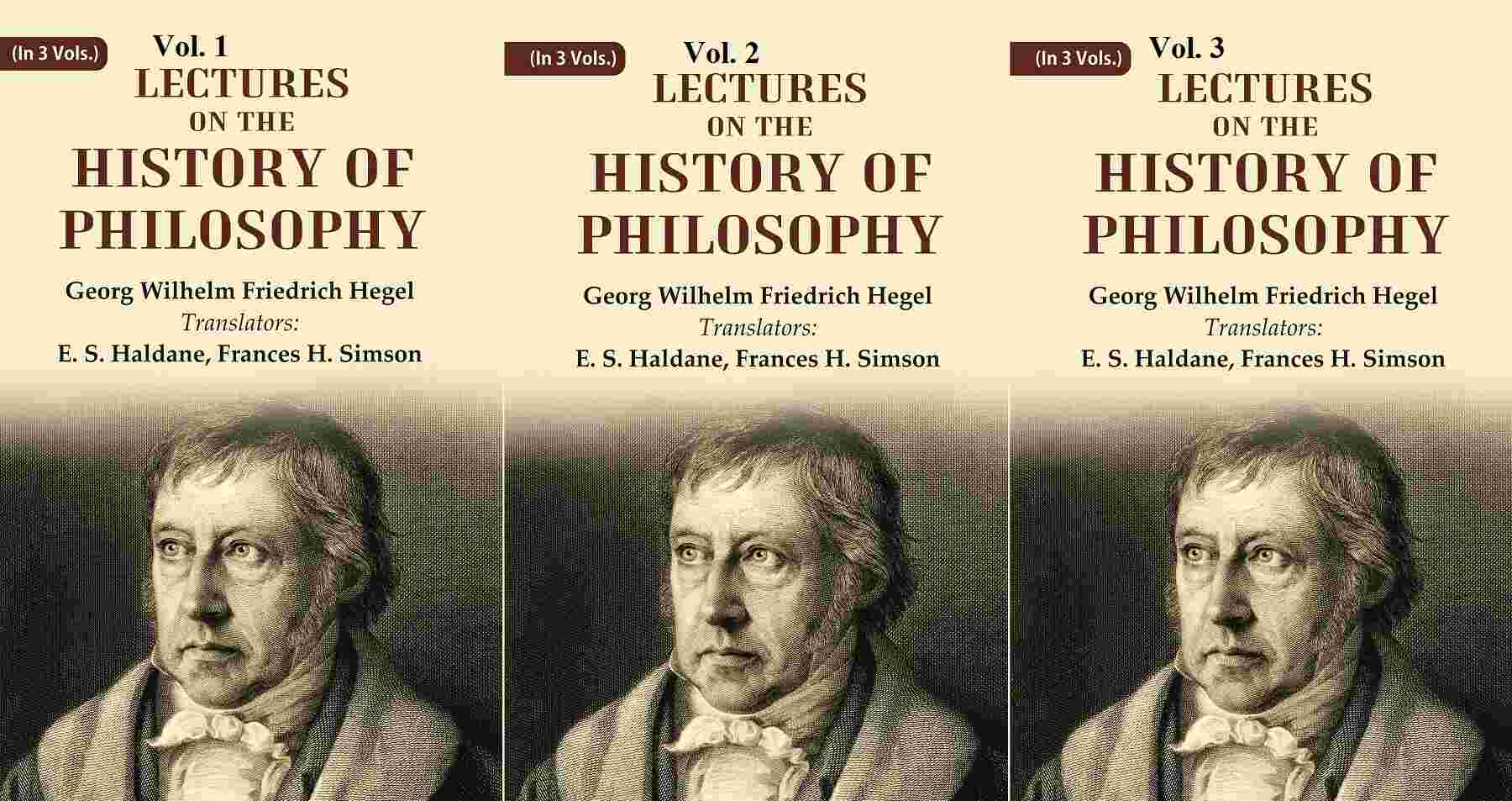 Lectures on the history of philosophy 3 Vols. Set - Gyan Books