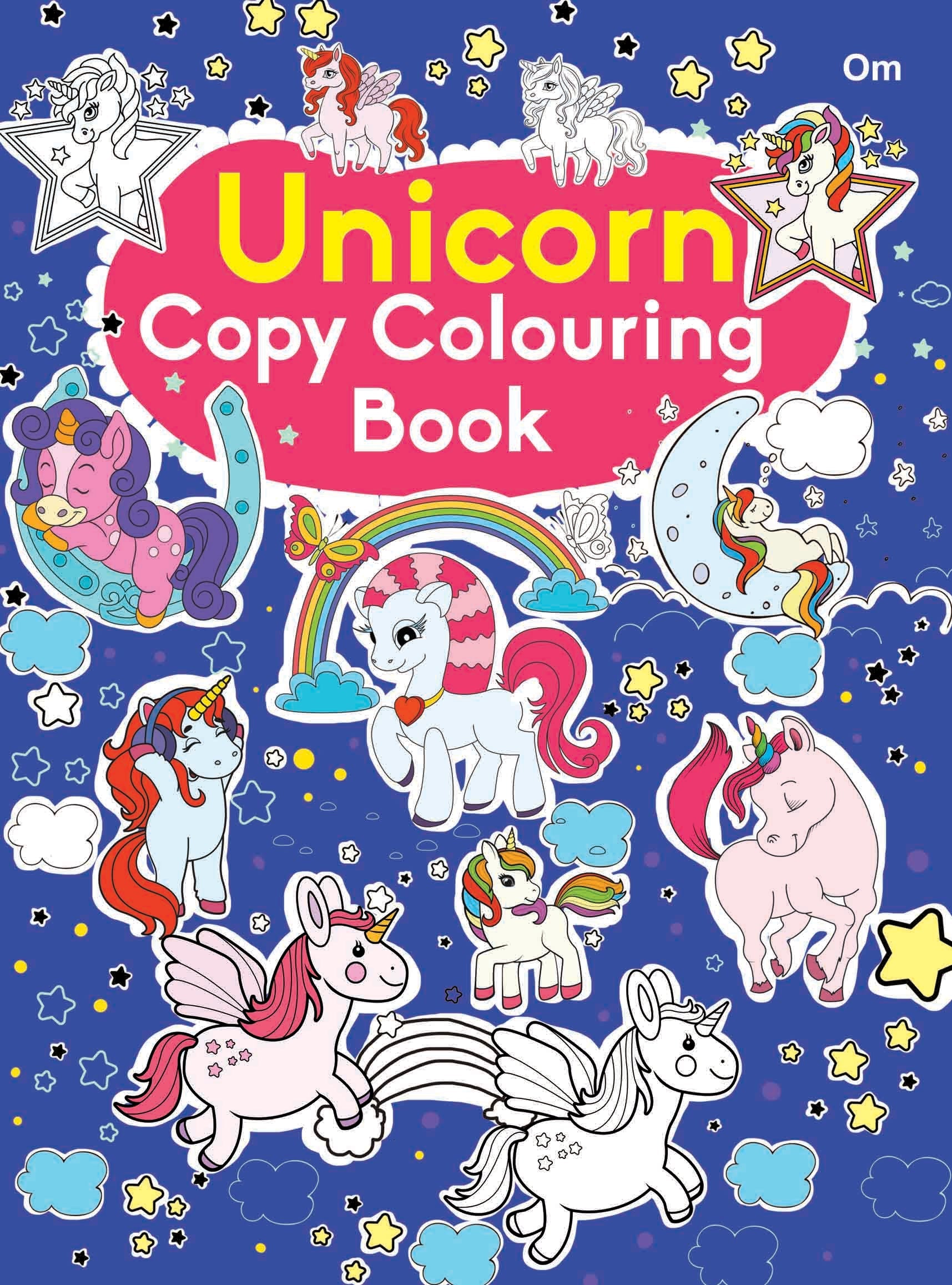 Unicorn Copy Colouring Book - Om Books | Grab2Buy