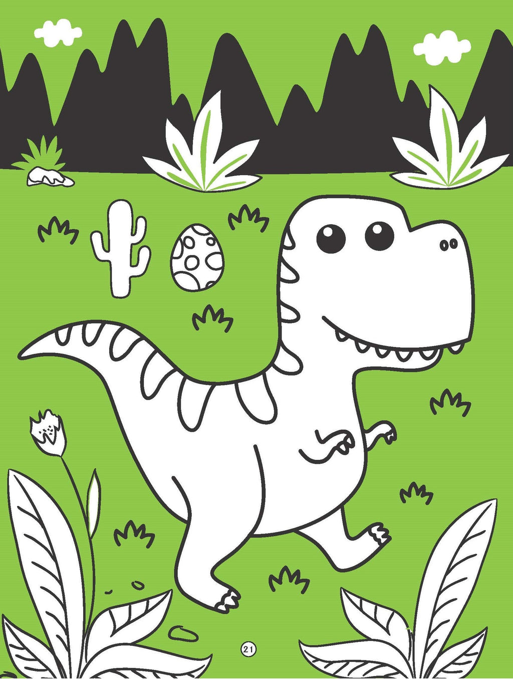 Dreamland Publications Dinosaurs Neon Colouring World Book for Kids Age 4 - 7 years with Neon Pens | Grab2Buy