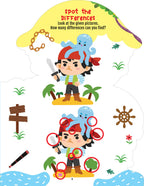 Dreamland Publications Step into the Pirates World - Activity and Colouring Fun Book for Age 4+ | Grab2Buy