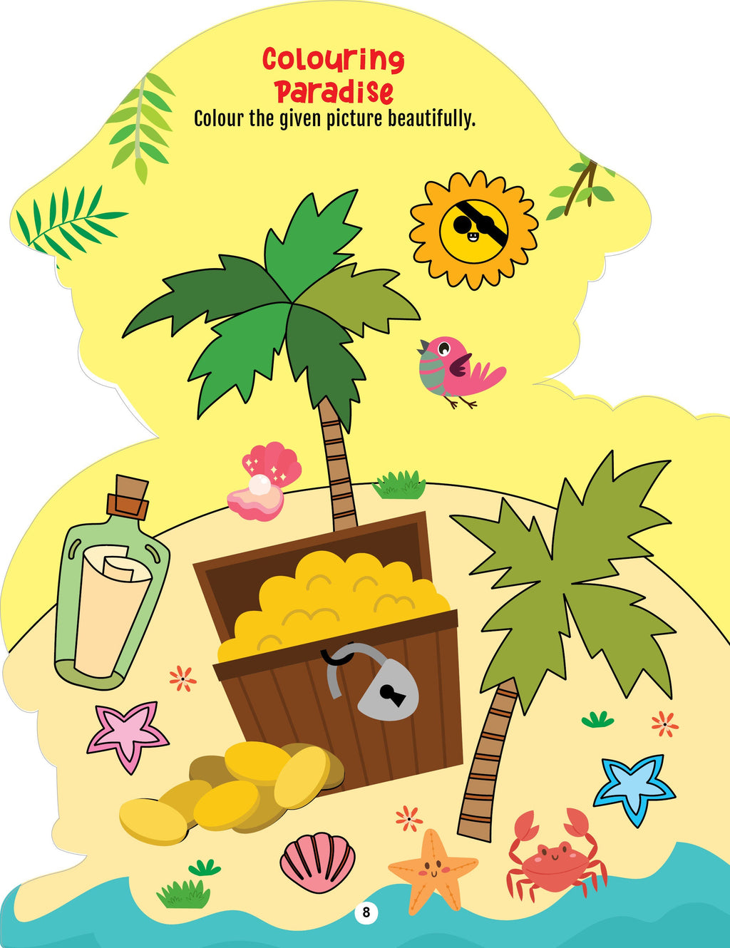 Dreamland Publications Step into the Pirates World - Activity and Colouring Fun Book for Age 4+ | Grab2Buy