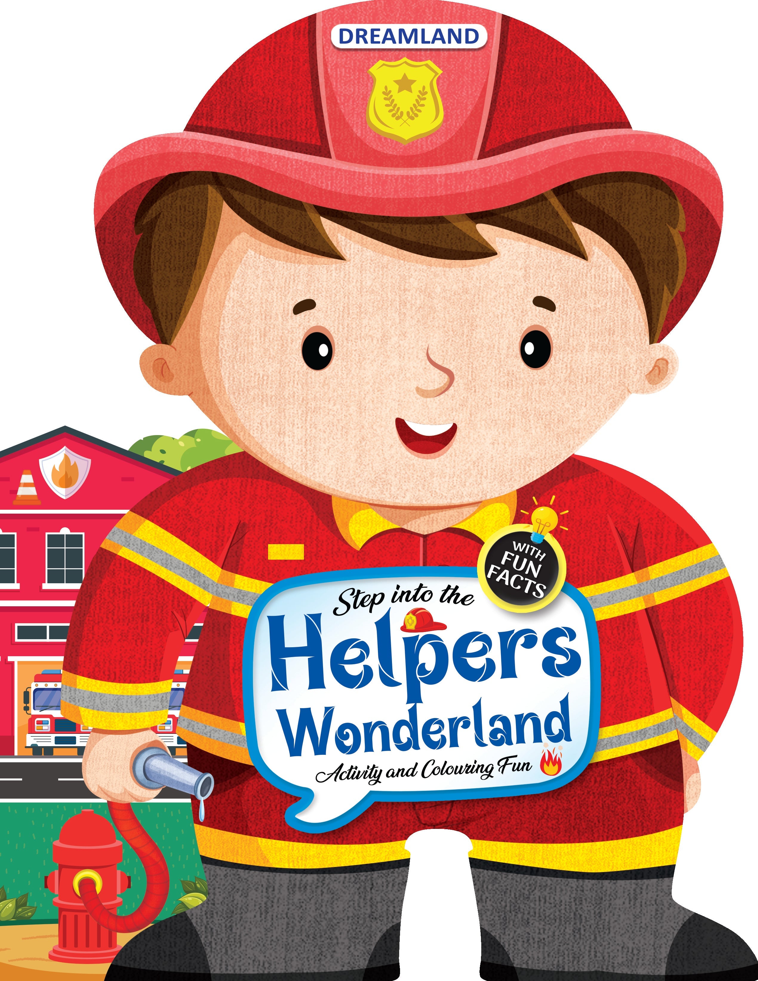 Dreamland Publications Step into the Helpers Wonderland - Activity and Colouring Fun Book for Age 4+ | Grab2Buy