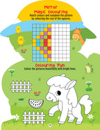 Dreamland Publications Step into the Animal Kingdom- Activity and Colouring Fun Book for Age 4+ | Grab2Buy