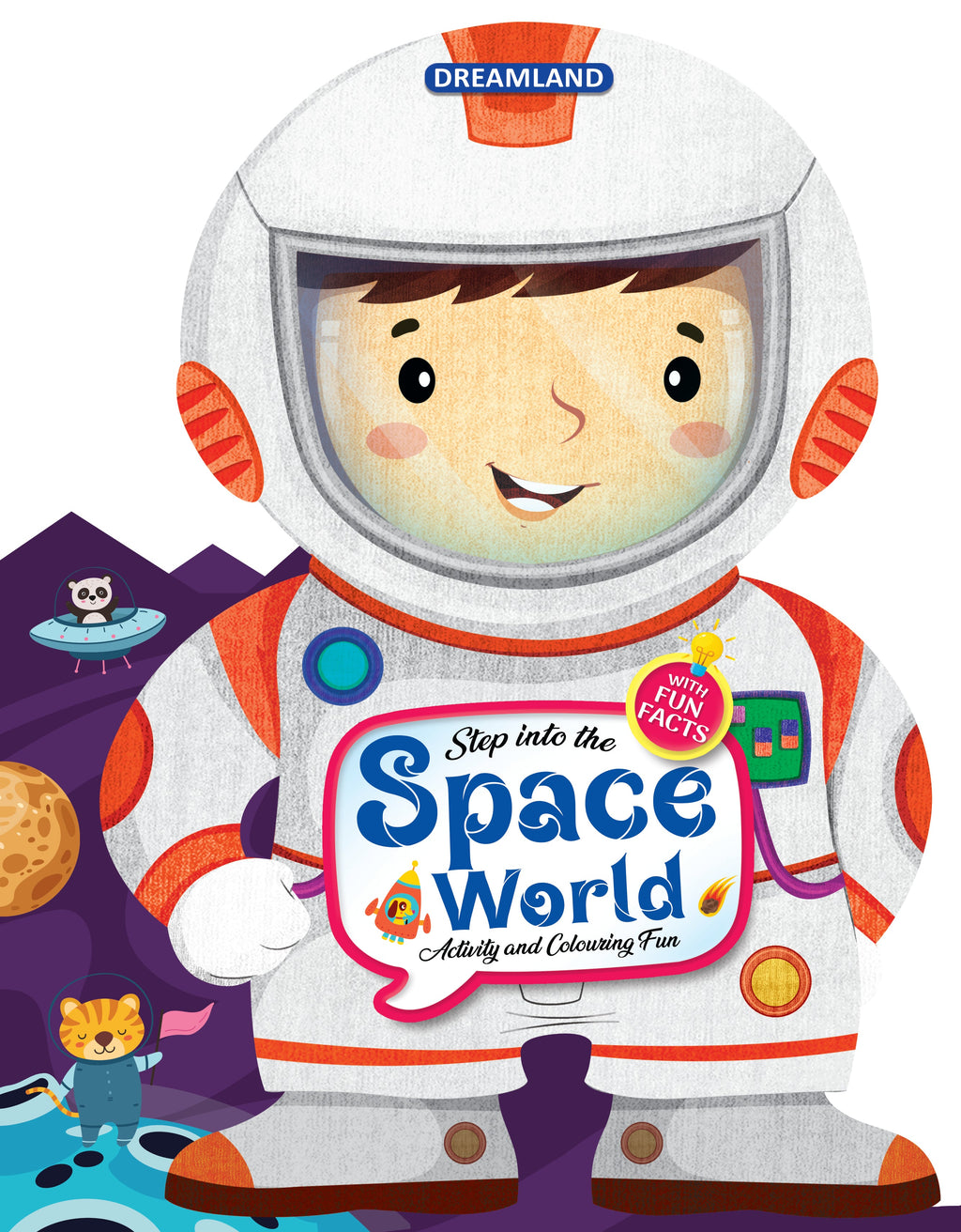 Dreamland Publications Step into the Space World - Activity and Colouring Fun Book for Age 4+ | Grab2Buy