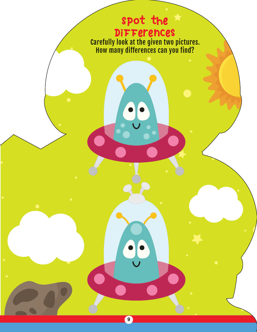 Dreamland Publications Step into the Space World - Activity and Colouring Fun Book for Age 4+ | Grab2Buy