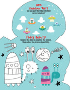 Dreamland Publications Step into the Space World - Activity and Colouring Fun Book for Age 4+ | Grab2Buy