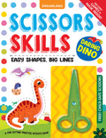 Dreamland Publications Daring Dino Scissors Skills Activity Book for Kids Age 4 - 7 years | With Child- Safe Scissors, Games and Mask | Grab2Buy