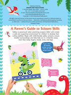 Dreamland Publications Daring Dino Scissors Skills Activity Book for Kids Age 4 - 7 years | With Child- Safe Scissors, Games and Mask | Grab2Buy