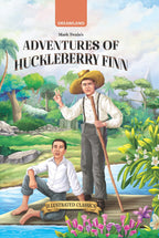 Dreamland Publications Adventure of Huckleberry Finn - Illustrated Abridged Classics for Children with Practice Questions | Grab2Buy