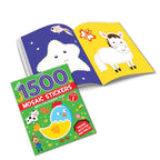 Dreamland Publications 1500 Mosaic Stickers with Colouring Fun Books Pack - A Set of 4 Books | Grab2Buy
