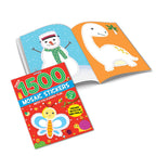 Dreamland Publications 1500 Mosaic Stickers with Colouring Fun Books Pack - A Set of 4 Books | Grab2Buy