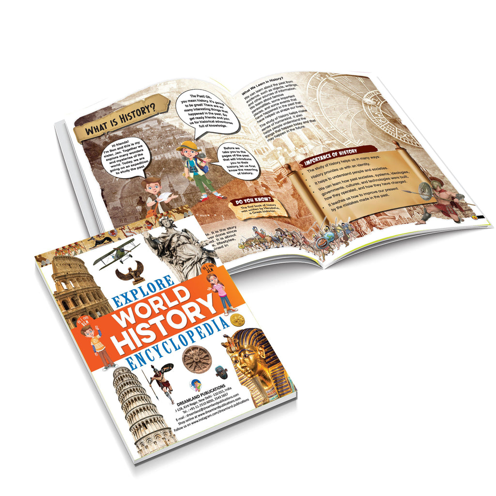 Dreamland Publications Explore Encyclopedia Books Pack - A Set of 8 Books | Grab2Buy