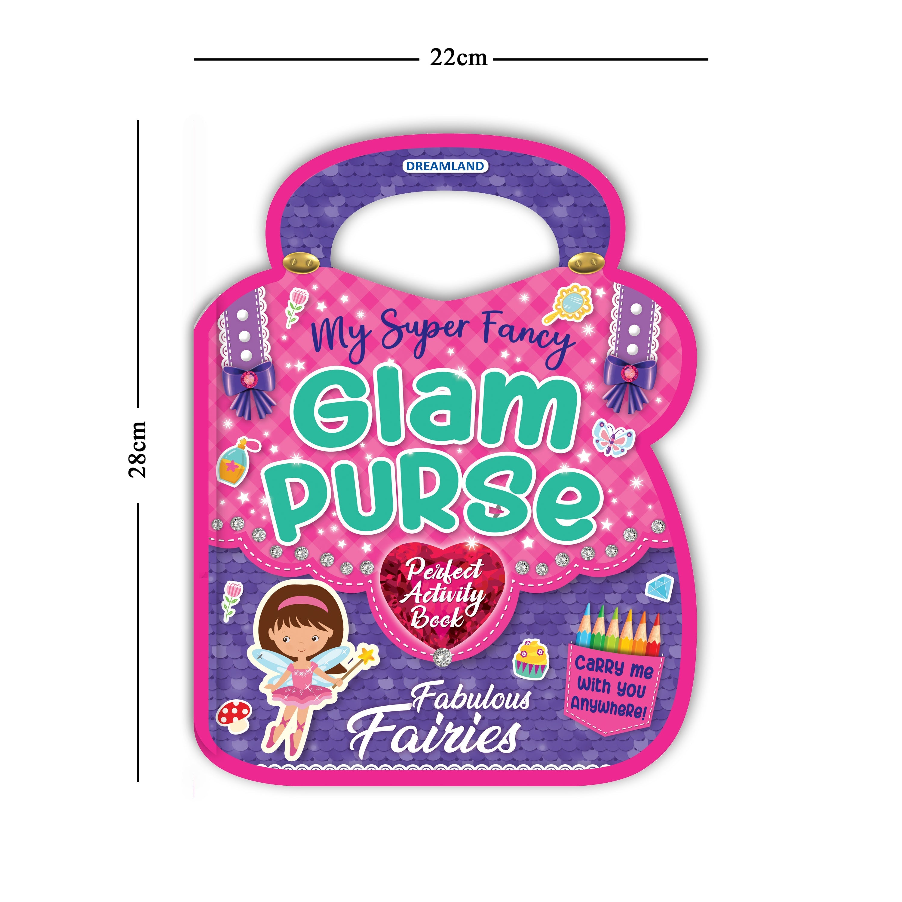 Dreamland Publications My Super Fancy Glam Purse Books Pack- A Set of 4 Books | Grab2Buy