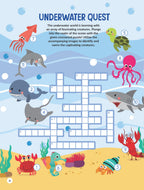 Dreamland Publications Wildlife Wonders Activity Book for Kids Age 5 -10 years