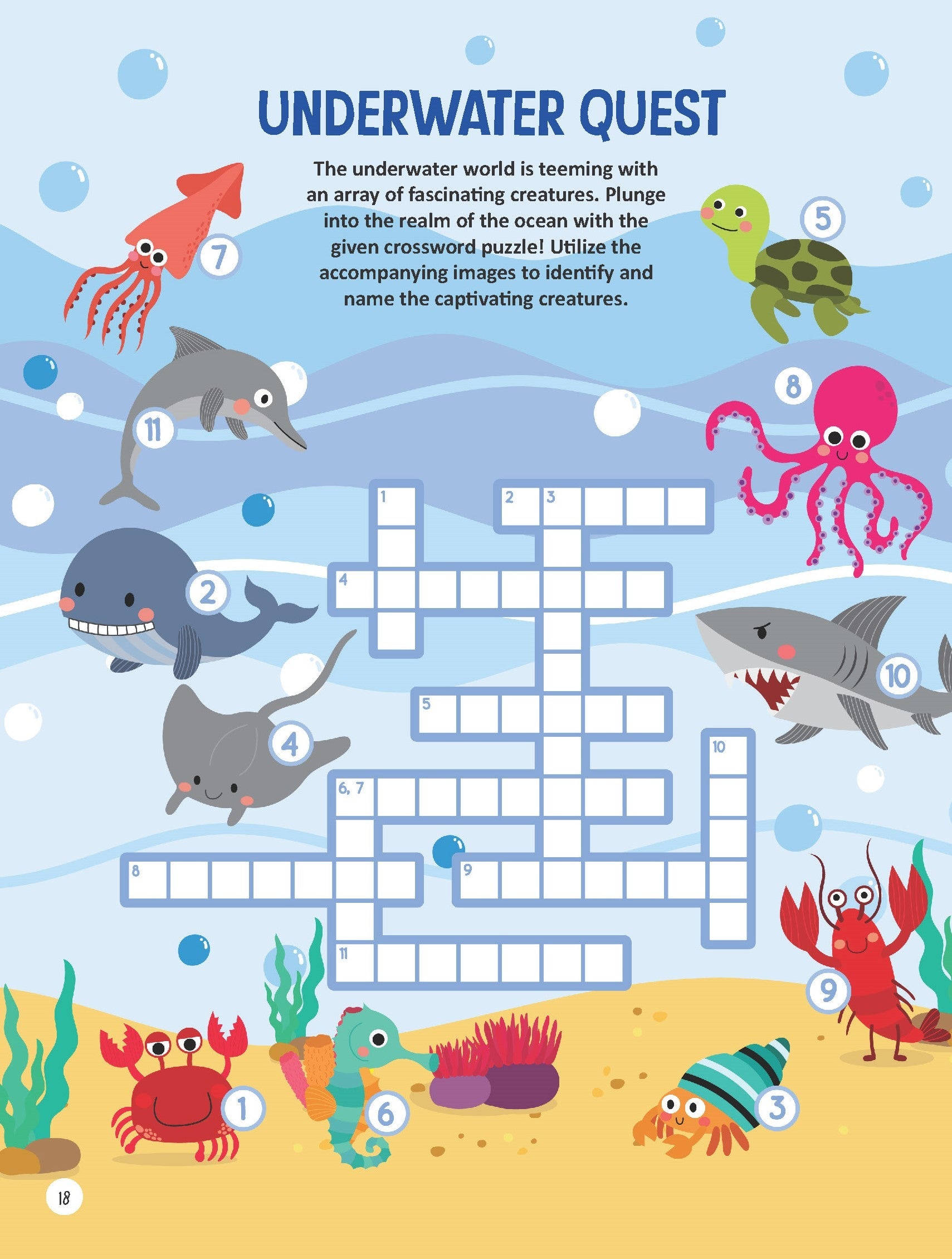 Dreamland Publications Wildlife Wonders Activity Book for Kids Age 5 -10 years | Grab2Buy