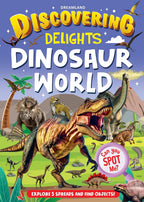 Dreamland Publications Dinosaur World Discovering Delights Flap Book for Kids Age 4 - 10 years | Grab2Buy